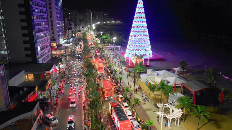 Caravana de Natal Coca-Cola 2024 Praia Grande