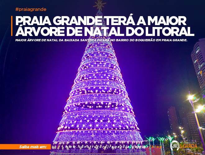 Praia Grande terá a maior Árvore de Natal do Litoral